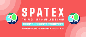 Messebanner Spatex von Dienstag 3 - Donnerstag 5 Februar 2025.